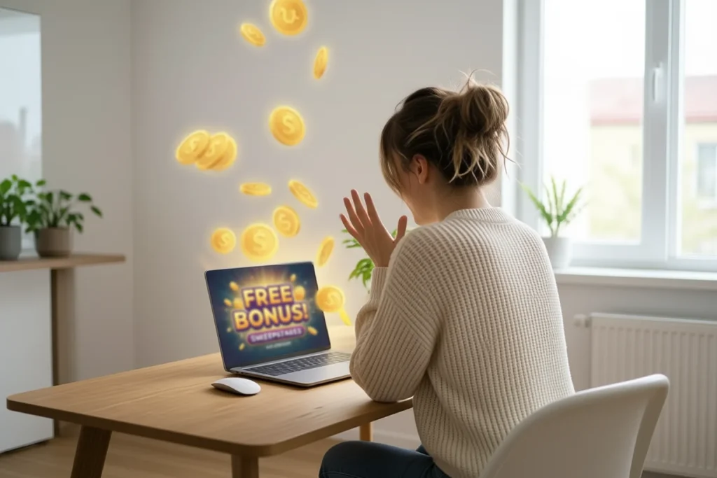 Free Sweeps Coins no deposit bonus at sweepstakes casinos